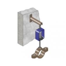 FMGR004 Gas Riser Horizontal – Wall Mount
