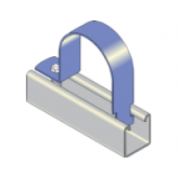 One Piece Channel Clip Copper Pipe